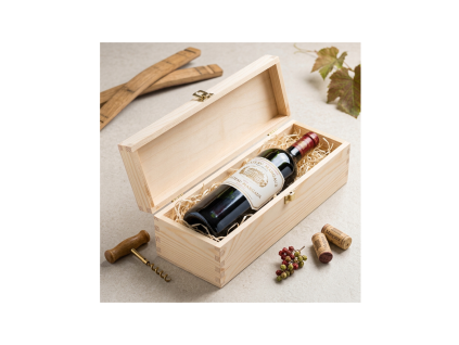 Box na víno – masívne drevo